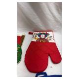 Holiday Kitchen Pot Holder Set - Texas and Christmas Theme