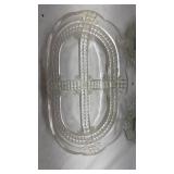Vintage Cut Glass Serving Set