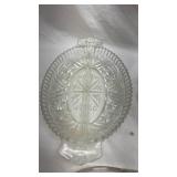 Vintage Cut Glass Serving Set