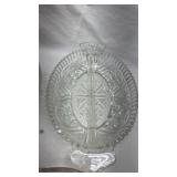Vintage Cut Glass Serving Set
