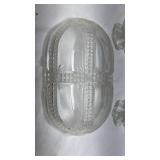 Vintage Cut Glass Serving Set