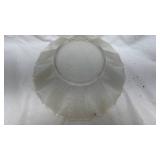 Vintage Clear Glass Footed Compote Dish