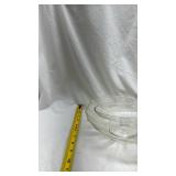 Vintage Clear Glass Footed Compote Dish