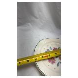 Vintage Tudor Rose Floral Dinner Plates Set of 4