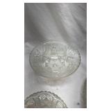 Vintage Cut Glass Berry Bowls Set