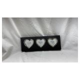 Hallmark Moments of Beauty Triple Heart Photo Frame