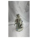 Vintage Porcelain Figurine - Playtime Scene with Cart