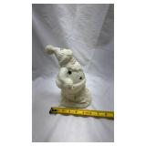White Ceramic Santa Claus Luminary