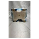 Vintage Ceramic Baby Carriage Music Box