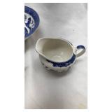 Vintage Johnson Brothers Blue Willow Tea Set