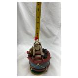 Vintage Enesco Wooden Horse and Bear Drum Music Box