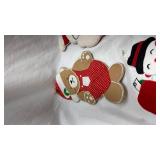 Vintage Christmas Fabric Ornament Set