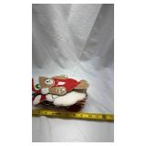 Vintage Christmas Fabric Ornament Set