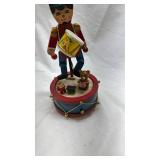 Vintage Enesco Parade of the Wooden Soldiers Music Box 1980