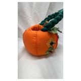 Handcrafted Halloween Fabric Pumpkin Decoration