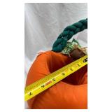 Handcrafted Halloween Fabric Pumpkin Decoration