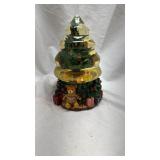 Vintage Three Jays Christmas Tree Snow Globe
