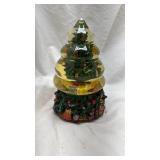 Vintage Three Jays Christmas Tree Snow Globe