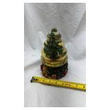 Vintage Three Jays Christmas Tree Snow Globe