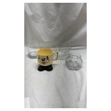 Vintage Disney Character Cup with Glass Collection