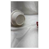 Pfaltzgraff Christmas Tea Set with Candy Cane Handle