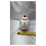 Pfaltzgraff Christmas Tea Set with Candy Cane Handle