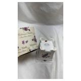 Victorian Violets Fine Bone China Footed Planter