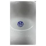 Portuguese White Ceramic Serving Bowl