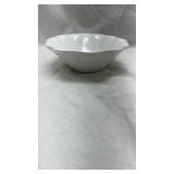Portuguese White Ceramic Serving Bowl