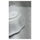 Portuguese White Ceramic Serving Bowl