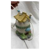 Vintage Easter Bunny Cottage Night Light