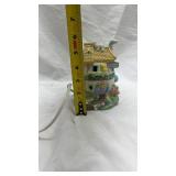 Vintage Easter Bunny Cottage Night Light
