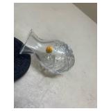 Vintage Crystal Serving Set with Cake Stand -5 pieces