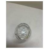 Vintage Crystal Serving Set with Cake Stand -5 pieces