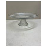 Vintage Crystal Serving Set with Cake Stand -5 pieces