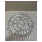 Vintage Crystal Serving Set with Cake Stand -5 pieces