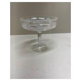 Vintage Crystal Serving Set with Cake Stand -5 pieces