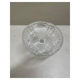 Vintage Crystal Serving Set with Cake Stand -5 pieces