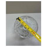 Vintage Crystal Serving Set with Cake Stand -5 pieces