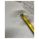 Vintage Crystal Serving Set with Cake Stand -5 pieces