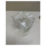 Vintage Crystal Serving Set with Cake Stand -5 pieces