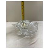 Vintage Crystal Serving Set with Cake Stand -5 pieces