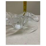 Vintage Crystal Serving Set with Cake Stand -5 pieces