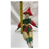 Vintage Sugar Loaf Christmas Jester Doll