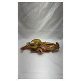 Vintage Porcelain Harlequin Ornament