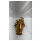 Vintage Porcelain Harlequin Ornament