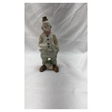 Vintage Porcelain Clown Figurine