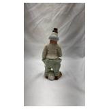 Vintage Porcelain Clown Figurine