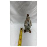 Vintage Porcelain Clown Figurine