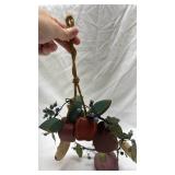 Rustic Wooden Apple Garland
